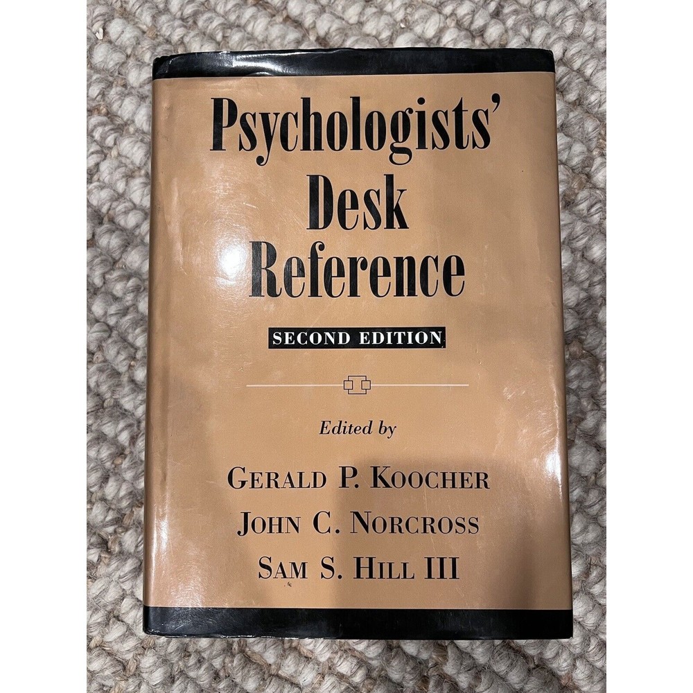 Psychologists’ Desk Reference Second Edition 2005 Hardcover Gerald Koocher et al